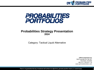 Probabilities Strategy Presentation Evergreen